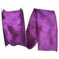thumbnail image 1 of Reliant Ribbon - 92975W-910-40H, Dupioni Supreme Wired Edge Ribbon, Plum, 2-1/2 Inch, 20 Yards, 1 of 1