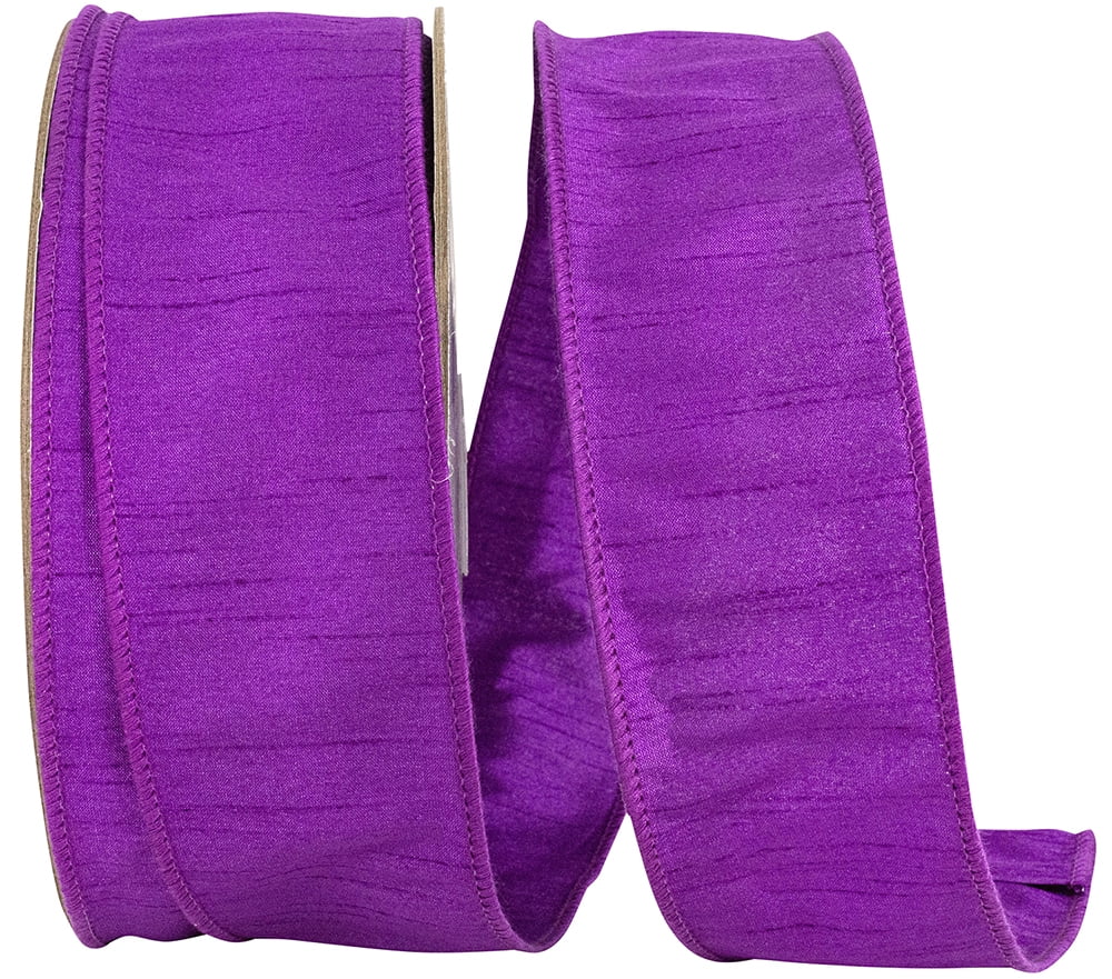 Reliant Ribbon - 92975W-910-40K, Ribbon, Plum, 2-1/2 Inch, 50 Yards ...