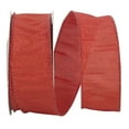 thumbnail image 1 of Reliant Ribbon - 93037W-065-09F, Lame Dupioni Color Wired Edge Ribbon, Red, 1-1/2 Inch, 10 Yards, 1 of 1