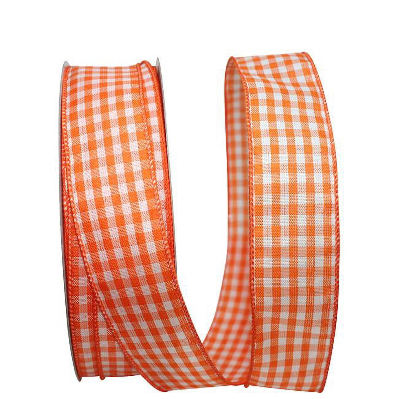 Reliant Ribbon - 93239W-058-09K, Gingham Check Bright Value We Ribbon ...