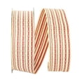 thumbnail image 1 of Reliant Ribbon - 93258W-084-09H, Vintage Stripes We Ribbon, Cranberry, 1-1/2 Inch, 20 Yards, 1 of 1