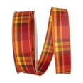 thumbnail image 1 of Reliant Ribbon - 93321W-001-09K, Tierra Tonal Plaid Wired Edge Ribbon, Multi, 1-1/2 Inch, 50 Yards, 1 of 1