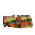thumbnail image 1 of Reliant Ribbon - 93375W-001-10F, Plaid Dupioni Raymond Wired Edge Ribbon, Multi, 4 Inch, 10 Yards, 1 of 1