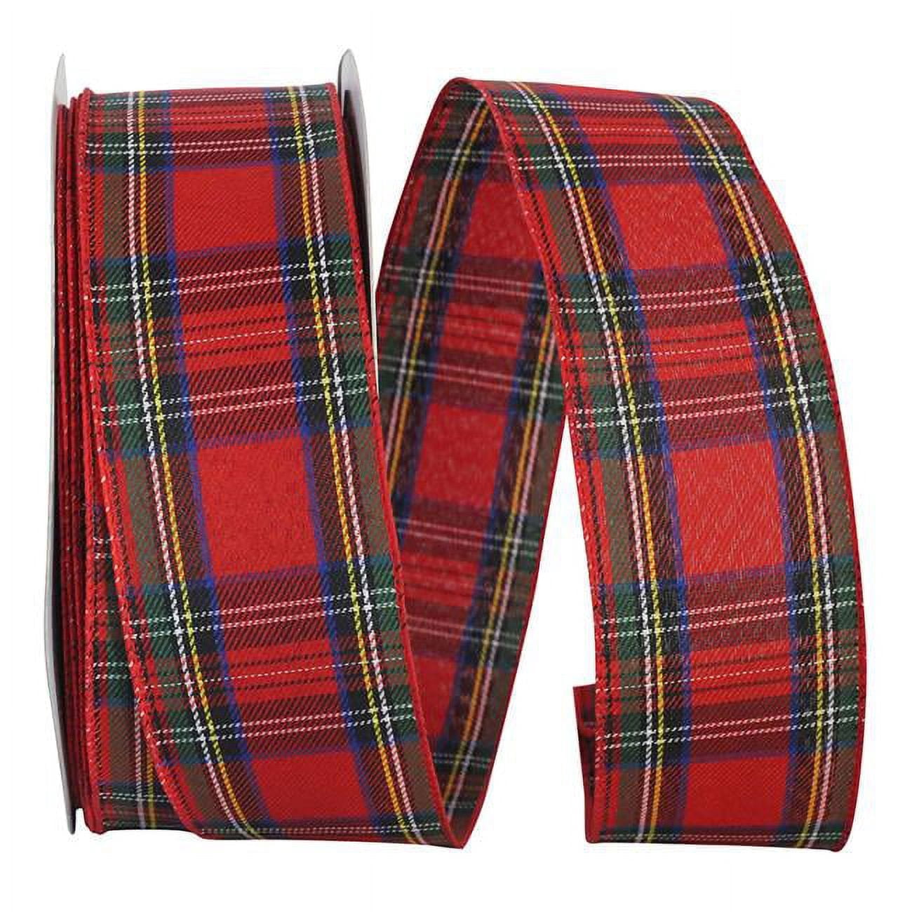 Reliant Ribbon - 93460W-001-40K, Traditional Multi Plaid Twill Wired ...