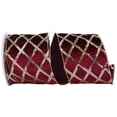 thumbnail image 1 of Reliant Ribbon - 93685W-090-10F, Ribbon, Burgundy, 4 Inch, 10 Yards, 1 of 1