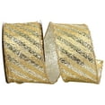 thumbnail image 1 of Reliant Ribbon - 93698W-035-40F, Ribbon, Gold, 2-1/2 Inch, 10 Yards, 1 of 1