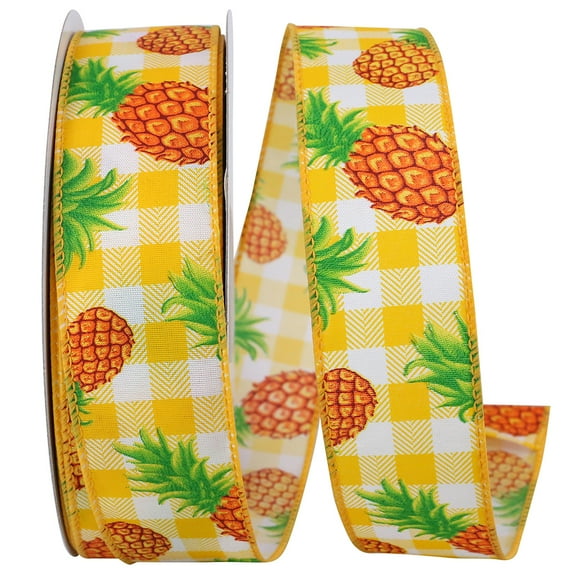 Reliant Ribbon - 93802W-079-09H, Ribbon, Yellow, 1-1/2 Inch, 20 Yards