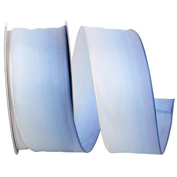 Reliant Ribbon 93863W-053-09J 1.5 in. 25 Yards Taffeta Ombre Wired Edge Red Ribbon, Blue