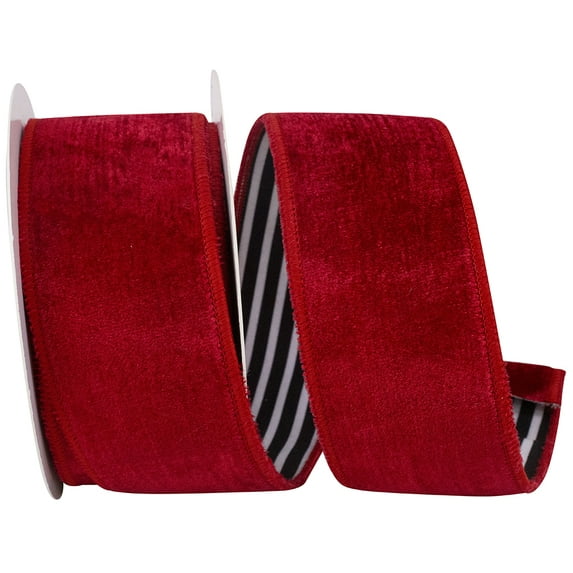 Reliant Ribbon - 93904W-065-40D, Ribbon, Red, 2-1/2 Inch, 5 Yards