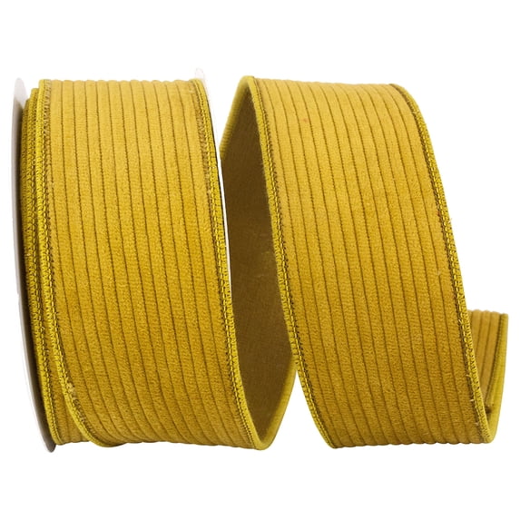 Reliant Ribbon - 93906W-688-40F, Ribbon, Mustard, 2-1/2 Inch, 10 Yards