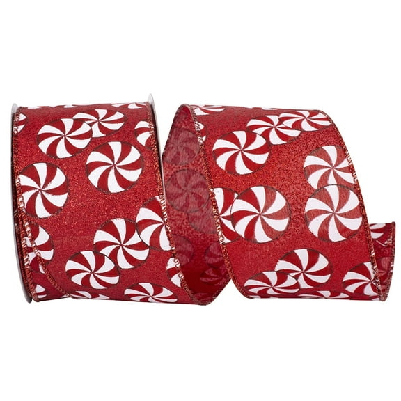 Reliant Ribbon - 93982W-065-40F, Ribbon, Red, 2-1/2 Inch, 10 Yards