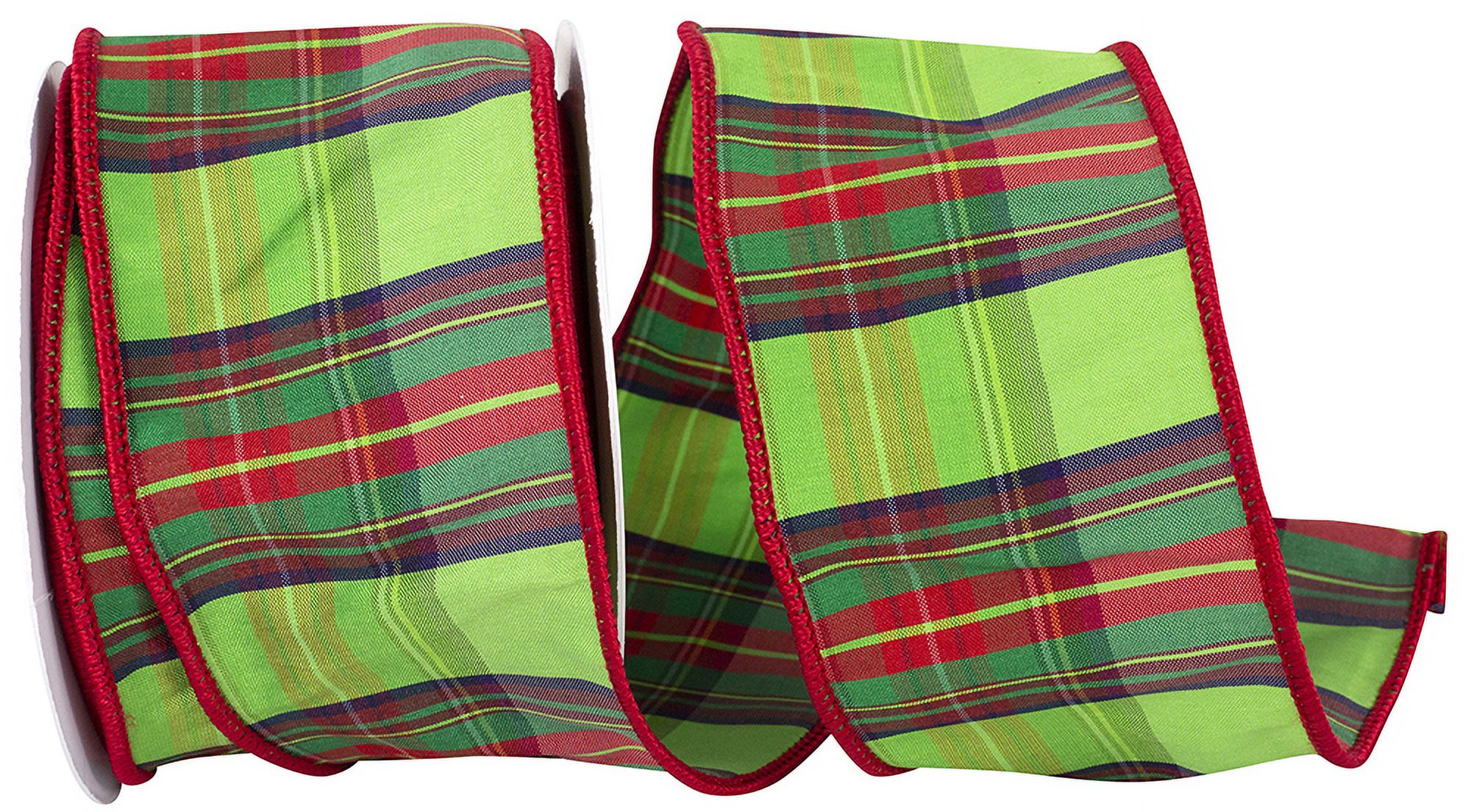 Reliance Ribbon Reliant Ribbon - 94193W-204-40F, Ribbon, Lime, 2-1/2 Inch, 10 Yards ...