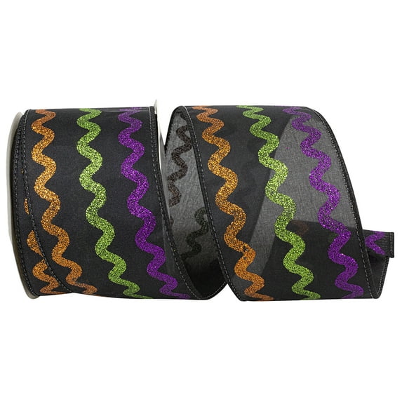 Reliant Ribbon - 94199W-031-40F, Ribbon, Black, 2-1/2 Inch, 10 Yards