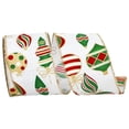 thumbnail image 1 of Reliant Ribbon - 94235W-030-40F, Ribbon, White, 2-1/2 Inch, 10 Yards, 1 of 1