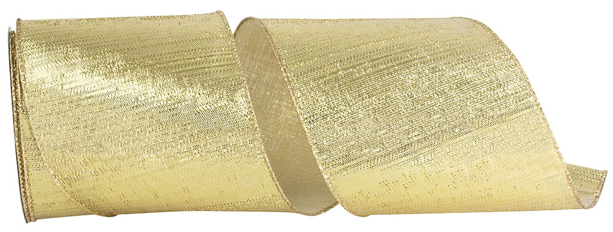 Reliant Gold Reliant Ribbon - 94247W-035-10F, Ribbon, Gold, 4 Inch, 10 Yards ...