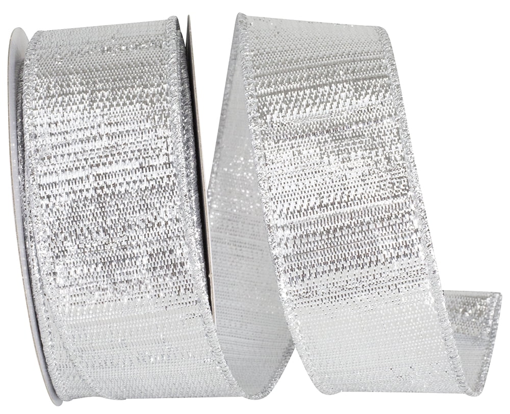 Reliant Ribbon - 94247W-070-09F, Ribbon, Silver, 1-1/2 Inch, 10 Yards ...