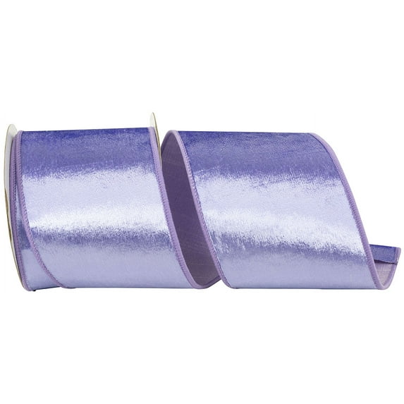 Reliant Ribbon - 94248W-064-10D, Ribbon, Purple, 4 Inch, 5 Yards