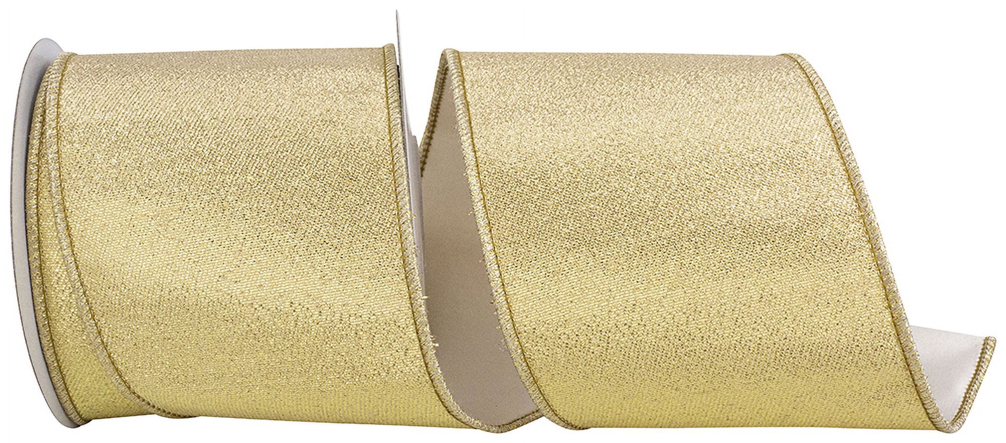 Reliant Gold Reliant Ribbon - 94253W-035-10D, Ribbon, Gold, 4 Inch, 5 Yards ...