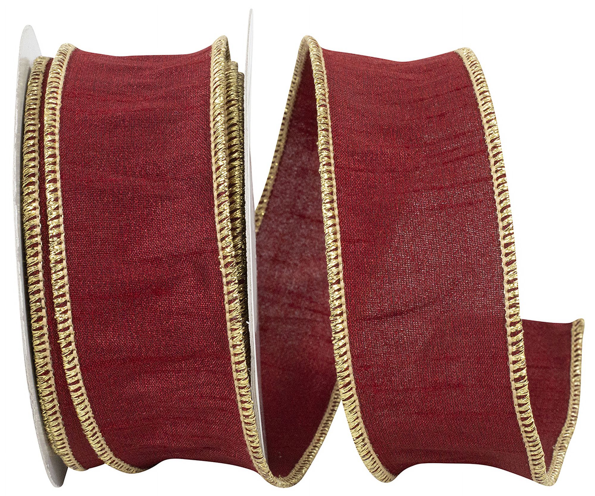 Reliant Gold Reliant Ribbon - 94305W-957-09F, Ribbon, Scarlet/gold, 1-1/2 Inch, 10 ...