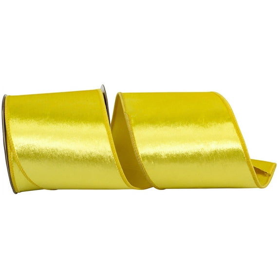 Reliant Ribbon - 94348W-106-10D, Ribbon, Sunshine, 4 Inch, 5 Yards