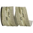 thumbnail image 1 of Reliant Ribbon - 94374W-075-40D, Ribbon, Platinum, 2-1/2 Inch, 5 Yards, 1 of 1