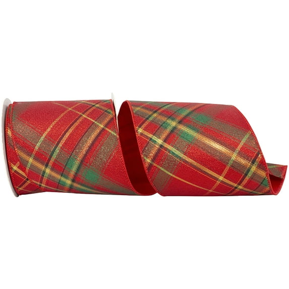 Reliant Ribbon - 94394W-001-10F, Ribbon, Multi, 4 Inch, 10 Yards