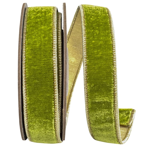 Reliant Ribbon - 94451W-535-05D, Ribbon, Green Grass, 1 Inch, 5 Yards