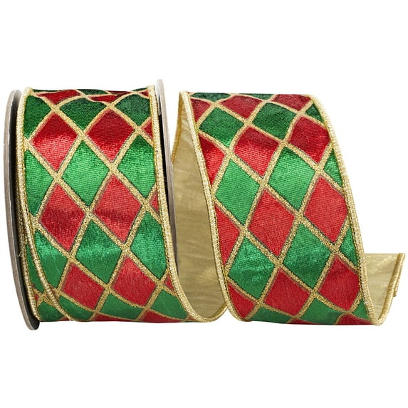 Reliant Ribbon - 94452W-565-40D, Ribbon, 565 Holiday Green, 2-1/2 Inch, 5 Yards