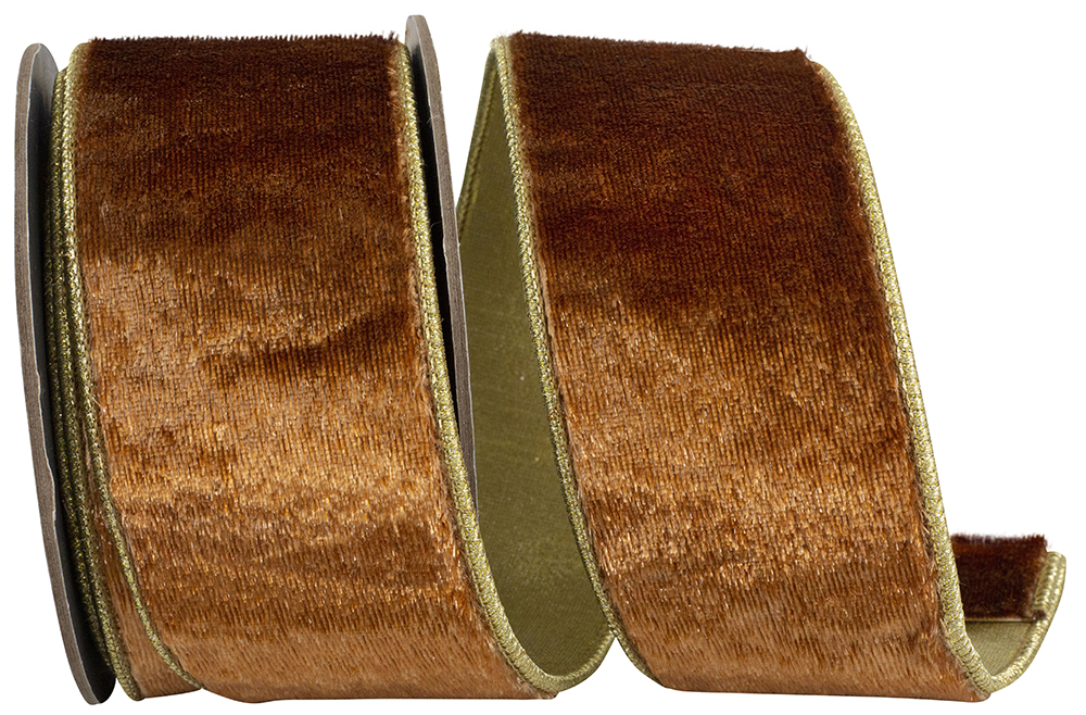 Reliant Ribbon - 94455W-085-40D, Ribbon, Copper, 2-1/2 Inch, 5 Yards ...