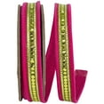 thumbnail image 1 of Reliant Ribbon - 94511W-777-03D, Ribbon, Fuchsia/lime, 5/8 Inch, 5 Yards, 1 of 1