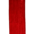 thumbnail image 1 of Ribbon - Crushed Velvet Touch Deluxe Wired Edge Ribbon, Red, 2-1/2 Inch, 10 Yards, 1 of 3