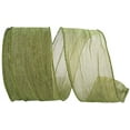 thumbnail image 1 of Reliant Ribbon - 97597W-043-40J, Crushed Mesh Value Wired Edge Ribbon, Moss, 2-1/2 Inch, 25 Yards, 1 of 1