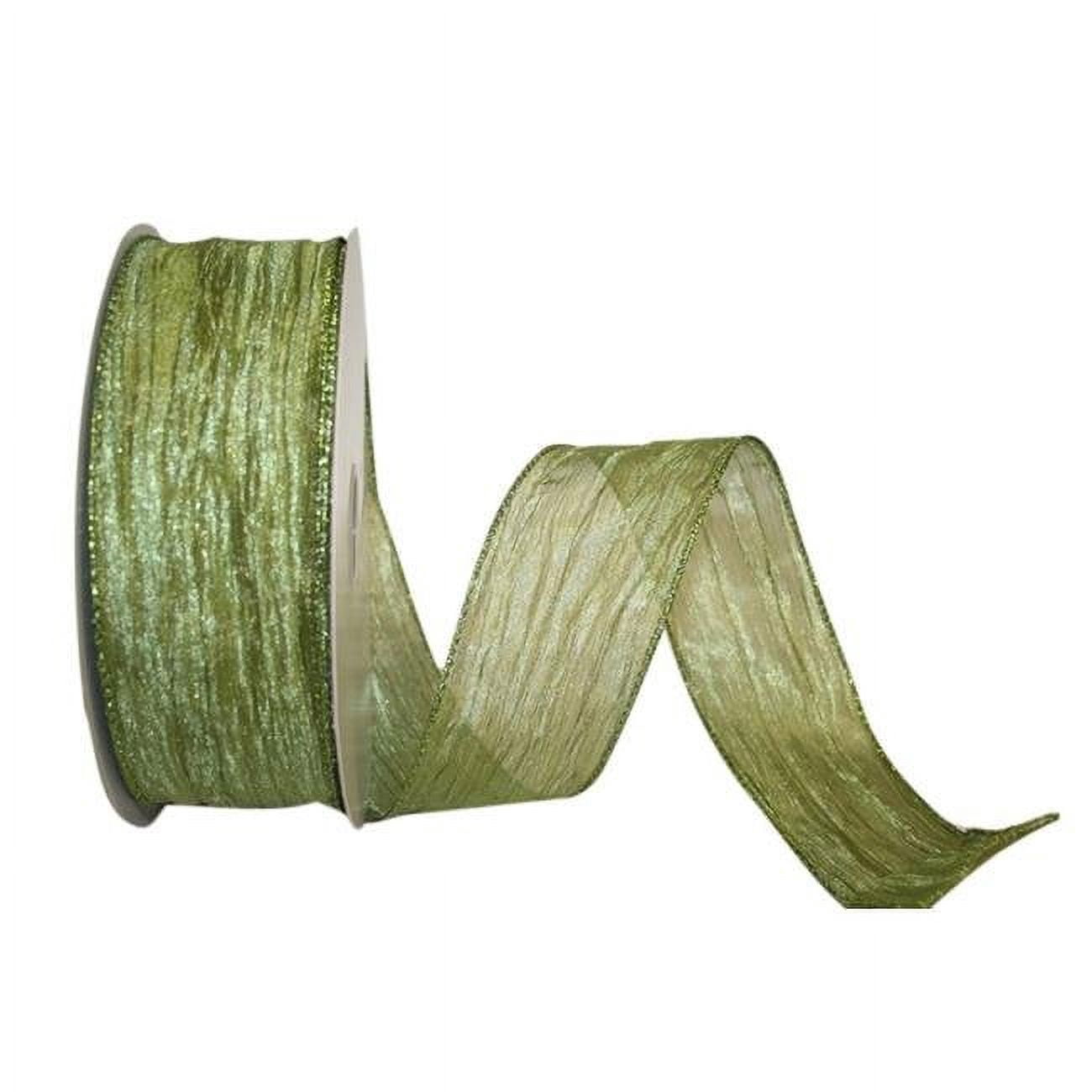 Reliant Ribbon - 97597W-043-40K, Crushed Mesh Value Wired Edge Ribbon ...