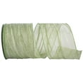 thumbnail image 1 of Reliant Ribbon - 97597W-044-10X, Crushed Mesh Value Wired Edge Ribbon, Green, 4 Inch, 30 Yards, 1 of 1