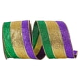 thumbnail image 1 of Reliant Ribbon - 97876W-001-40F, Mardi Gras Glitz We Rd Ribbon, Multi, 2-1/2 Inch, 10 Yards, 1 of 1