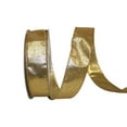 thumbnail image 1 of Reliant Ribbon - 97896W-035-09J, Glitter Lame Wired Edge Ribbon, Gold, 1-1/2 Inch, 25 Yards, 1 of 1