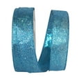 thumbnail image 1 of Reliant Ribbon - 97896W-053-09J, Glitter Lame Wired Edge Ribbon, Blue, 1-1/2 Inch, 25 Yards, 1 of 1