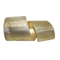 thumbnail image 1 of Reliant Ribbon - 99666W-035-10X, Metallic Mayhem Value Wired Edge Ribbon, Gold, 4 Inch, 30 Yards, 1 of 1