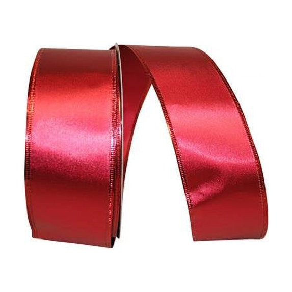 Reliant Ribbon - 99670W-908-40K, Jamaica Value Wired Edge Ribbon, Scarlet, 2-1/2 Inch, 50 Yards