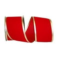 thumbnail image 1 of Reliant Ribbon - 99800W-065-10H, Velvet Dynasty Wired Edge Ribbon, Red, 4 Inch, 20 Yards, 1 of 1