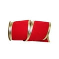 thumbnail image 1 of Reliant Ribbon - 99800W-065-40H, Velvet Dynasty Wired Edge Ribbon, Red, 2-1/2 Inch, 20 Yards, 1 of 1