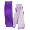 thumbnail image 1 of Reliant Ribbon - 99908W-920-09K, Sheer Lovely Value Wired Edge Ribbon, Grape, 1-1/2 Inch, 50 Yards, 1 of 1