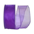 thumbnail image 1 of Reliant Ribbon - 99908W-920-40K, Sheer Lovely Value Wired Edge Ribbon, Grape, 2-1/2 Inch, 50 Yards, 1 of 1