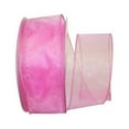 thumbnail image 1 of Reliant Ribbon - 99908W-963-40K, Sheer Lovely Value Wired Edge Ribbon, Azalea, 2-1/2 Inch, 50 Yards, 1 of 1