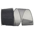 thumbnail image 1 of Reliant Ribbon - 99910W-031-40F, Sheer Glitz Value Wired Edge Ribbon, Black, 2-1/2 Inch, 10 Yards, 1 of 1