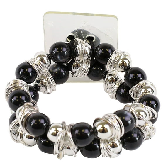 Reliant Ribbon - FT-GD1110-U, Gum Drop Flower Bracelet Floral Accessories, Licorice, Miscellaneous, 1 Piece