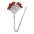 thumbnail image 1 of Reliant Ribbon - FT-KK4517-U, Rhinestone Quintet 5in X 2-1/2in Rd Floral Accessories, Orange, Miscellaneous, 12 Pieces, 1 of 1