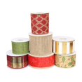 thumbnail image 1 of Reliant Ribbon K10001W-001-XXZ 95 Yards Red Ribbon Christmas Value Pack - Green, Gold & Multi Color, 1 of 1