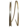 thumbnail image 1 of Reliant Ribbon Single Face Satin All Occasion Antique Gold Polyester Ribbon, 3600" x 0.25", 1 of 5