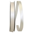 thumbnail image 1 of Reliant Ribbon Single Face Satin All Occasion Antique White Polyester Ribbon, 3600" x 0.62", 1 of 5
